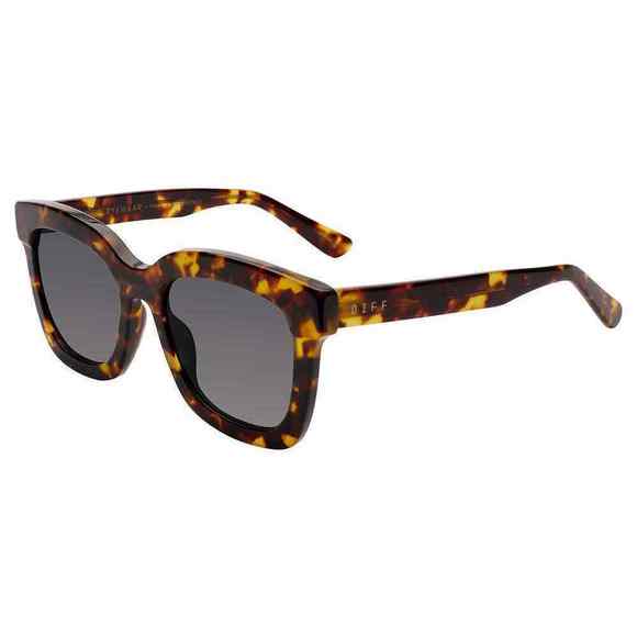 DIFF SUN SDFCRSN Sunglasses AMBER-TORTOISE-AMBP 55mm